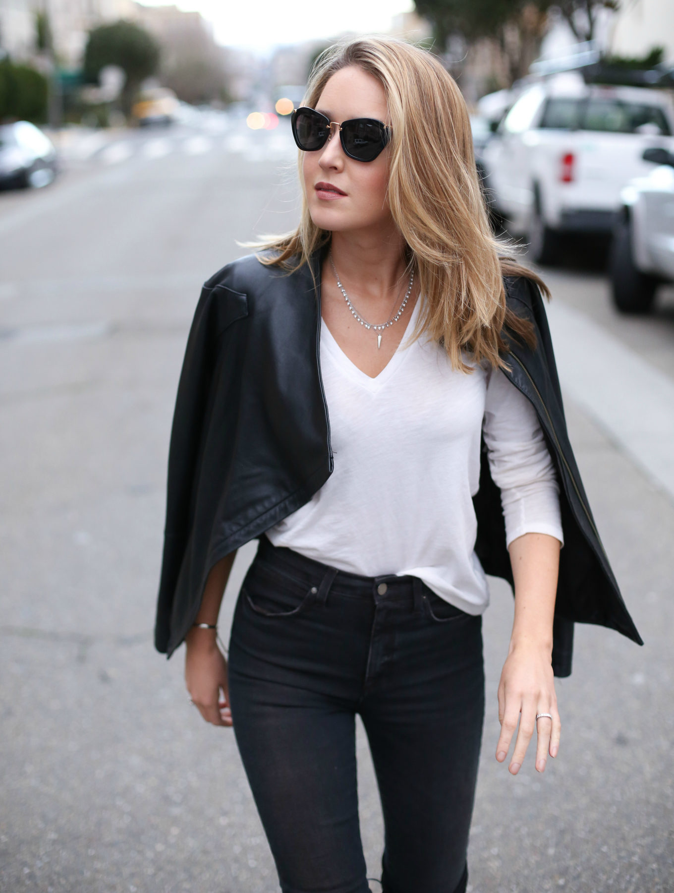 High-Waisted Skinny Jeans