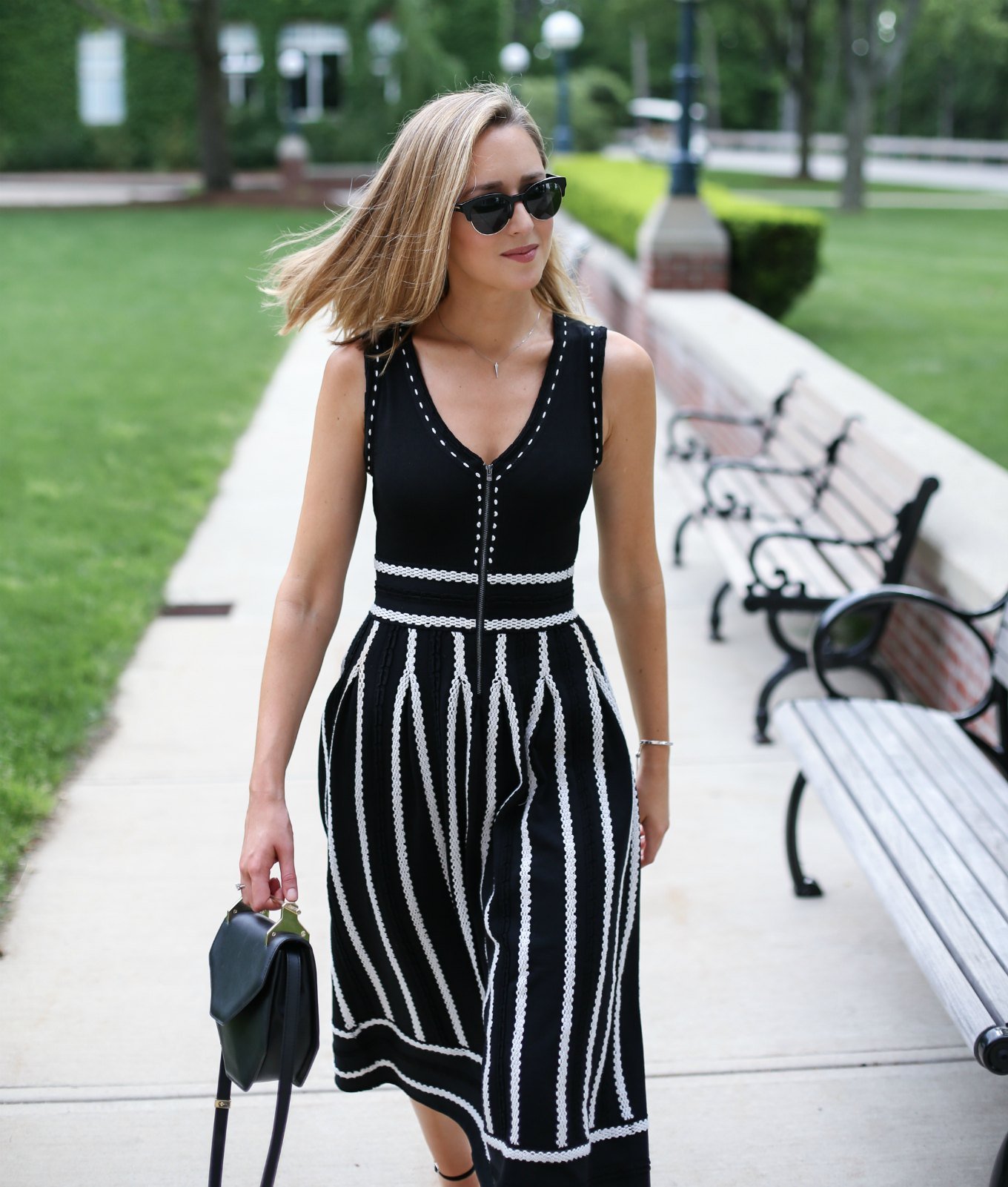 black-white-stripe-knit-midi-dress-maje-regret-v-back-sleeveless-fashion-classic-style-blog-san-francisco-blogger-sf-memorandum-mary-orton8