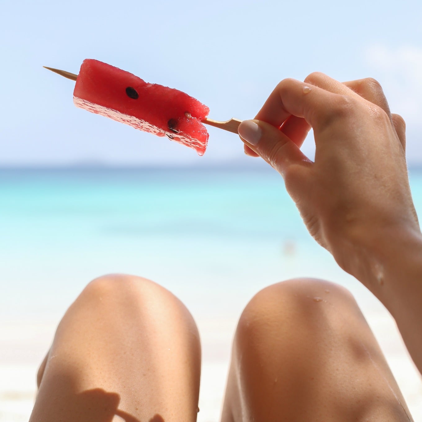 watermelon on beach
