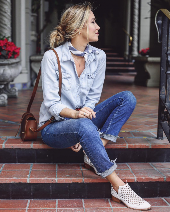 chambray outfit