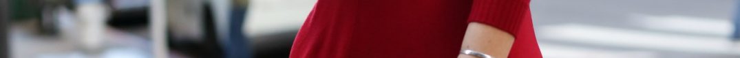 Red Turtleneck Dress