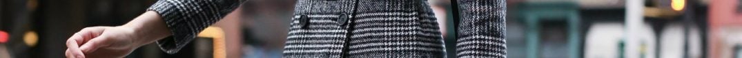 Classic Glen Plaid Pleated Suit Dress