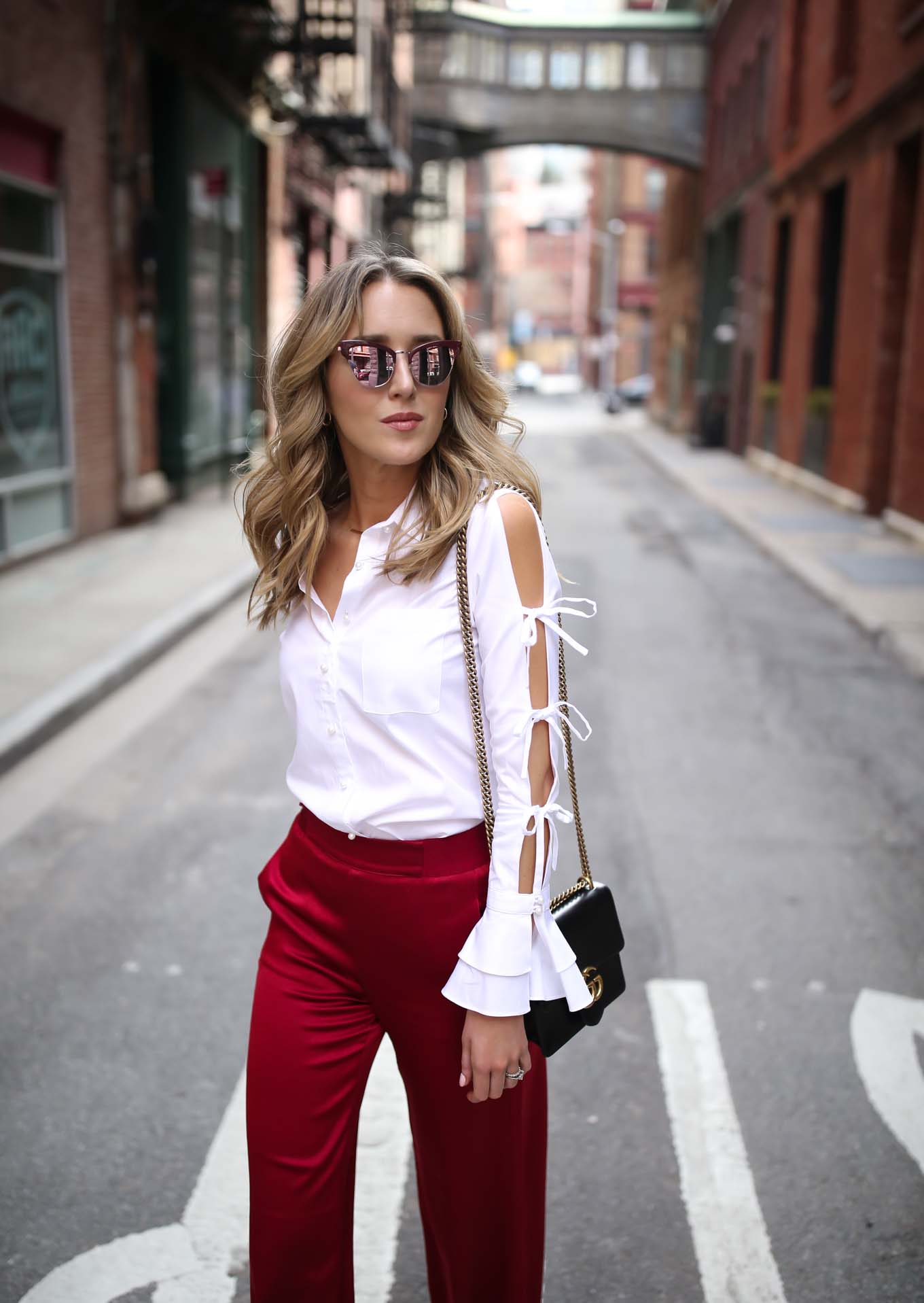 spring-summer-trends-statement-sleeves-split-ties-bell-red-satin-wide-leg-pants-alice-olivia-jonathan-simkhai-cat-eye-sunglasses102