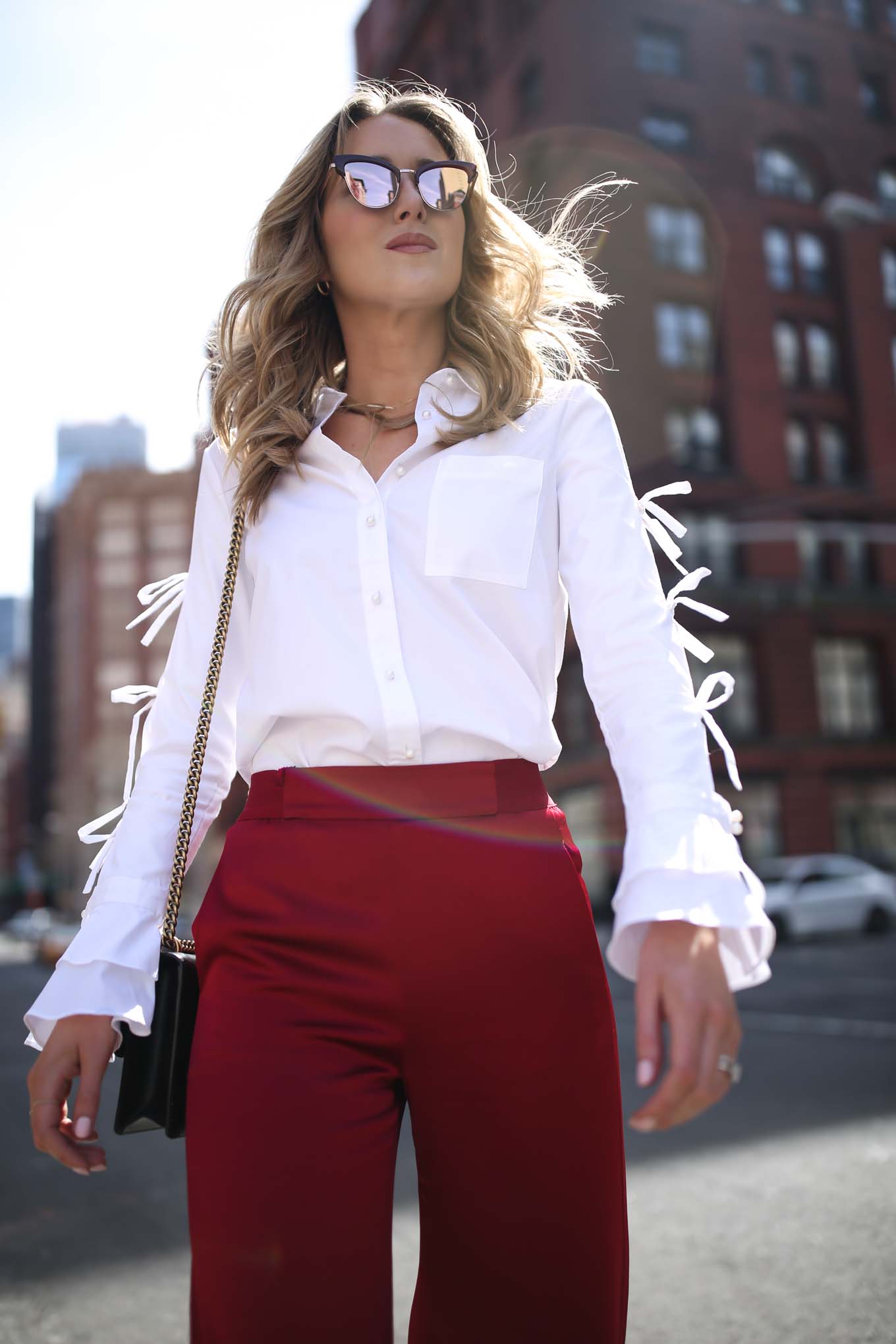 spring-summer-trends-statement-sleeves-split-ties-bell-red-satin-wide-leg-pants-alice-olivia-jonathan-simkhai-cat-eye-sunglasses7