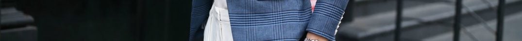 Blue Glen Plaid Blazer + Classic Whites