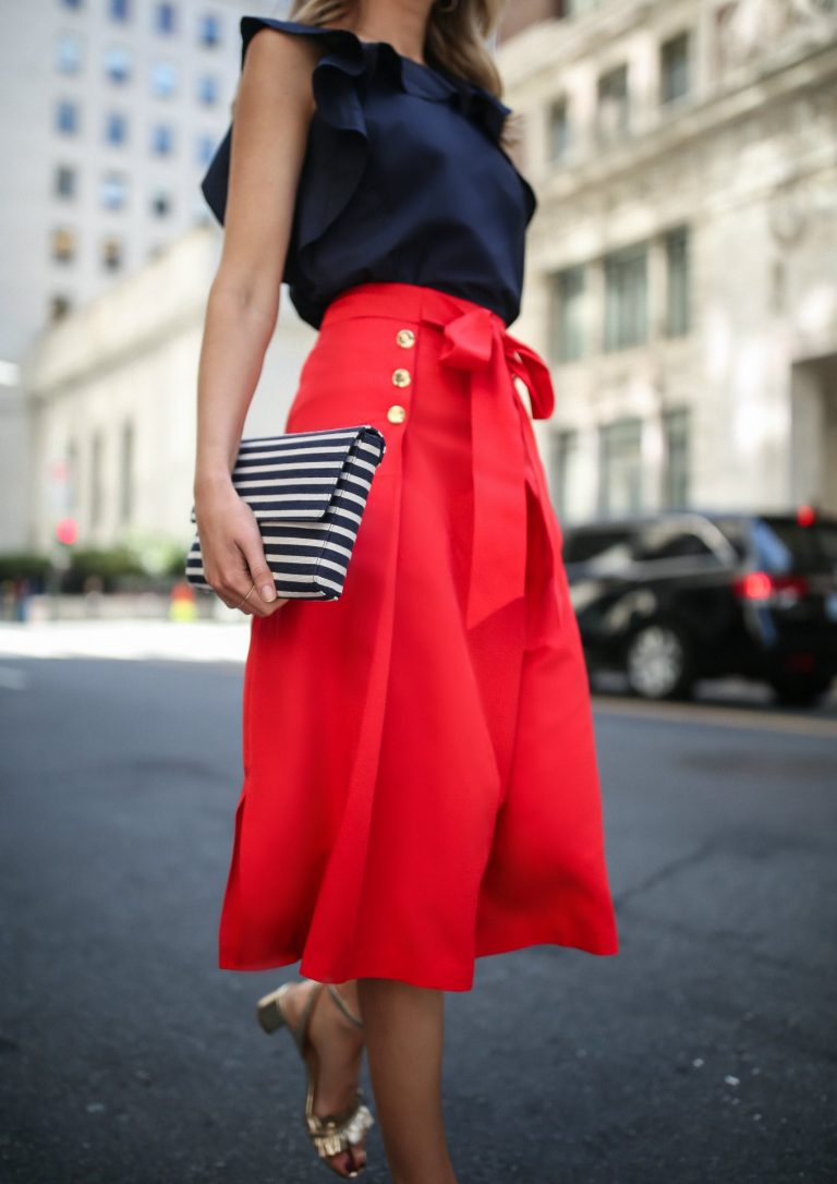 Jupe Femme Marks & Spencer - Lin Berry - Taille 16 - Poches - Style Estival