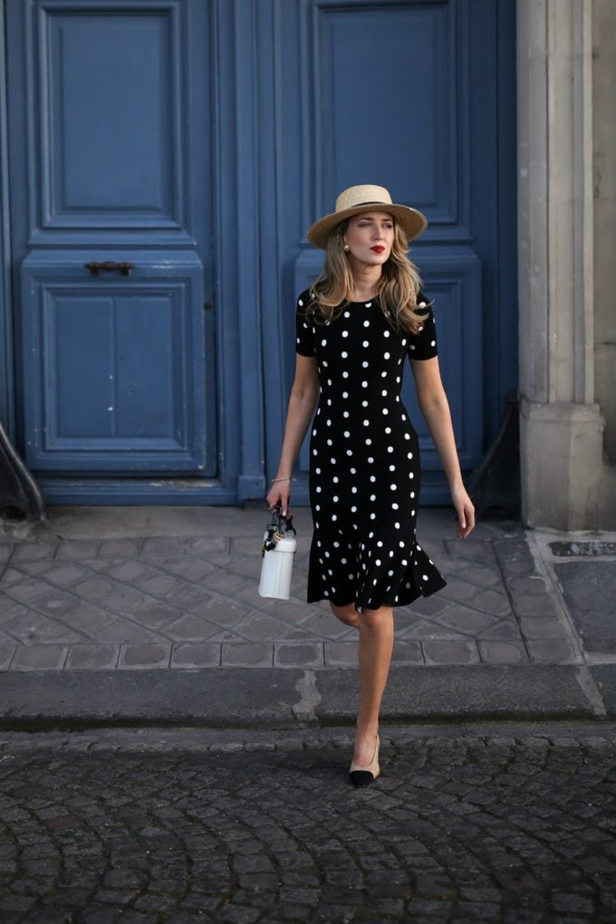 milly polka dot mermaid dress