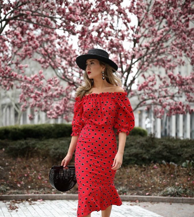 frock and frill embellished maxi dress