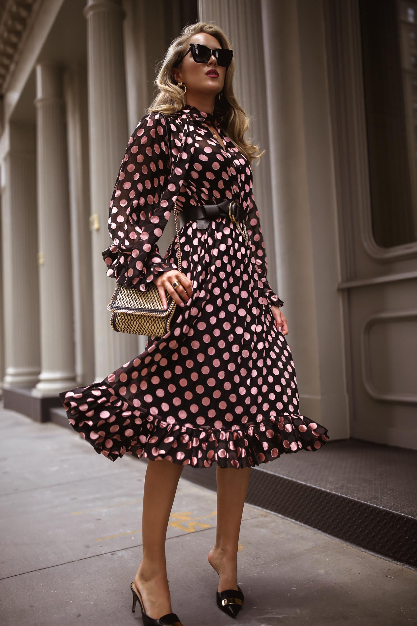 zimmermann polka dot top