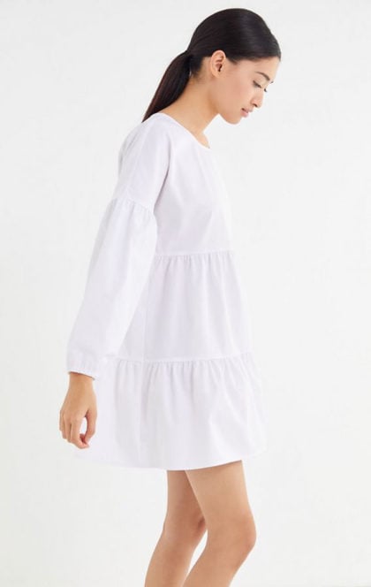 Mnyycxen Woman Pregnant Shirt Dress Maternity Dress Casual Crew Neck Short Sleeve Ruched Short Ruffle Tunic Dress Midi Dress