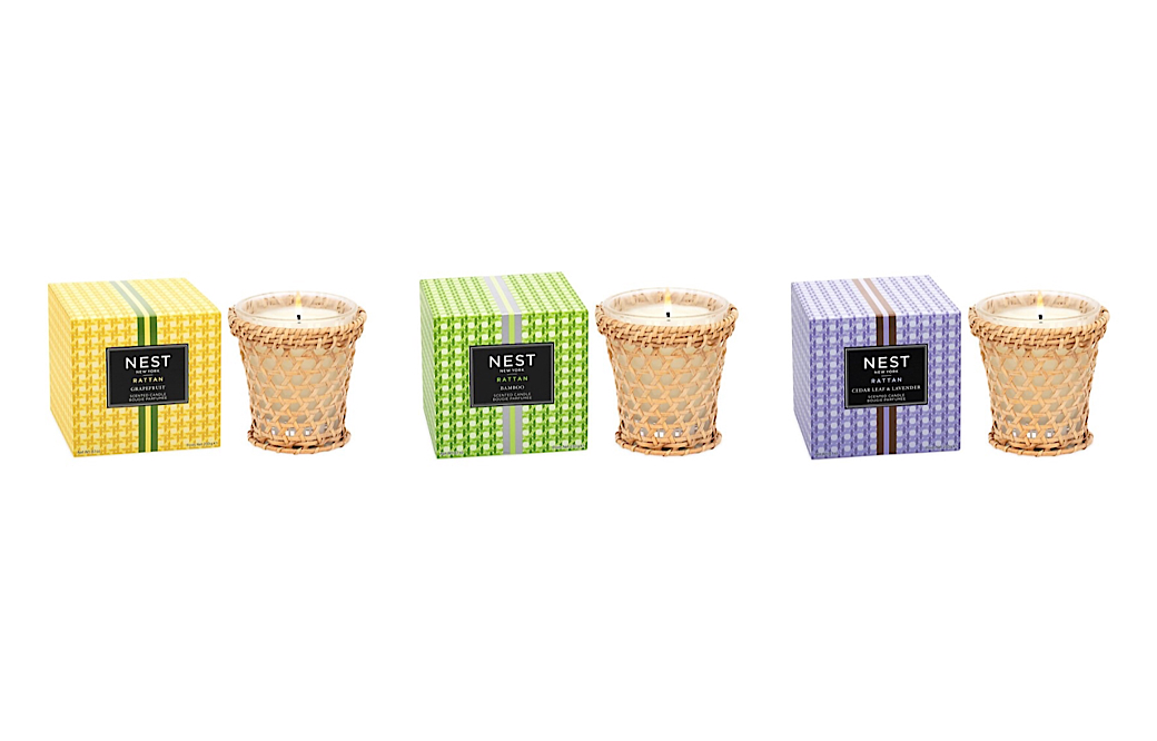Nest Rattan Candles