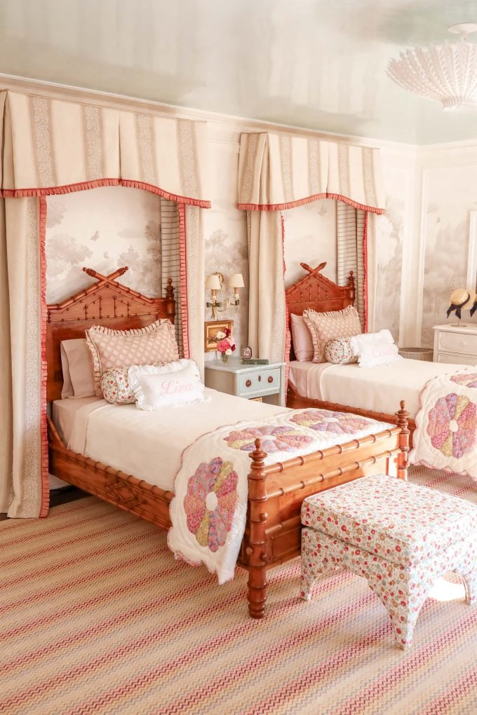 Little Girls’ Colorful, Collected Safari Bedroom Decor